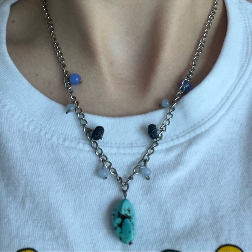 Turquoise and Silver Necklace